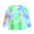 thumbnail image 6 of TAmten 1T 2T 3T 4T 5T 6T Toddler Baby Girl Fall Clothes Set Long Sleeve T-shirt Tops Pants Little Kids School Wear Outfits 2Pcs(Green,7-8 Years), 6 of 6