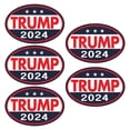 thumbnail image 3 of 5 Uds Auto Carrocería Parachoques Ventana Tronco Calcomanías PVC TRUMP 2024 Pegatinas Creativa, 3 of 5