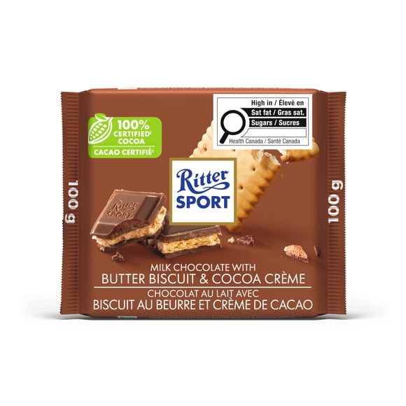 Ritter Sport Milk Chocolate with Butter Biscuit 100 g
