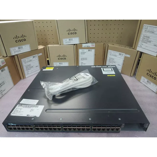 Cisco WS-C3560X-48P-L 3560X 48 port POE switch.