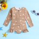 thumbnail image 2 of Odeerbi 6M-3Y Trajes de Baño de Manga Larga Con Lycra Para Niñas Bañador de Verano de Una Pieza Para Entrenamiento Atlético, 2 of 9