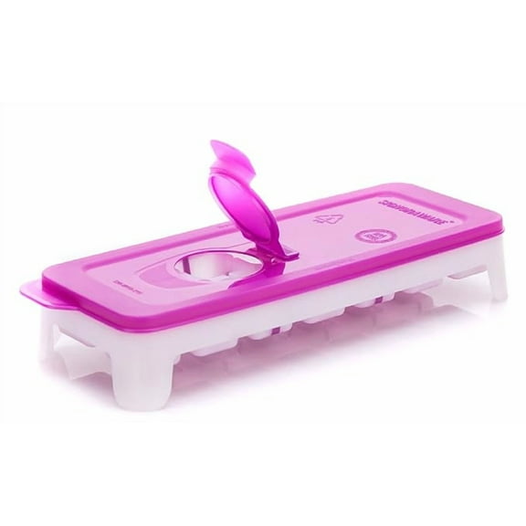 SignoraWare BPA Free Plastic Ice Cube Tray | Easy Pop-Out Ice Cubes ( 14 Cubes | Purple )