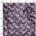 thumbnail image 2 of Soimoi Velvet Blue Fabric By the Yard - 54 Inch Wide - Florals Print Fabric - Elegant and Timeless Patterns for Fashion and Home Decor Printed Fabric, 2 of 6