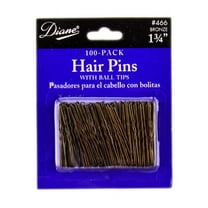 Diane Beauty Accessories Bobby Hair Pins, Bronze, 100 ct