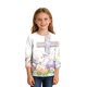 thumbnail image 4 of Blusas y camisas de manga larga con cuello redondo y estampado de Pascua, camiseta interior de cuello redondo y manga tres cuartos para niños de talla mediana y grande., 4 of 9