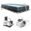 Bestway Power Steel Rectangular Hard Side Deep Swimming Above Ground ...