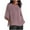 Red, variant on OKSALE Plus Size 3/4 Sleeve T Shirt for Women Casual Striped Tops Loose Fit Crew Neck Blouses Lightweight Cozy T-Shirts 2025 Dressy Work