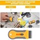 thumbnail image 4 of Glass and Ceramic Scraper - Window Cleaning Tool with 20 Replacement Parts for Removing Sealant Labels, Decal and Oven Glue, 4 of 4