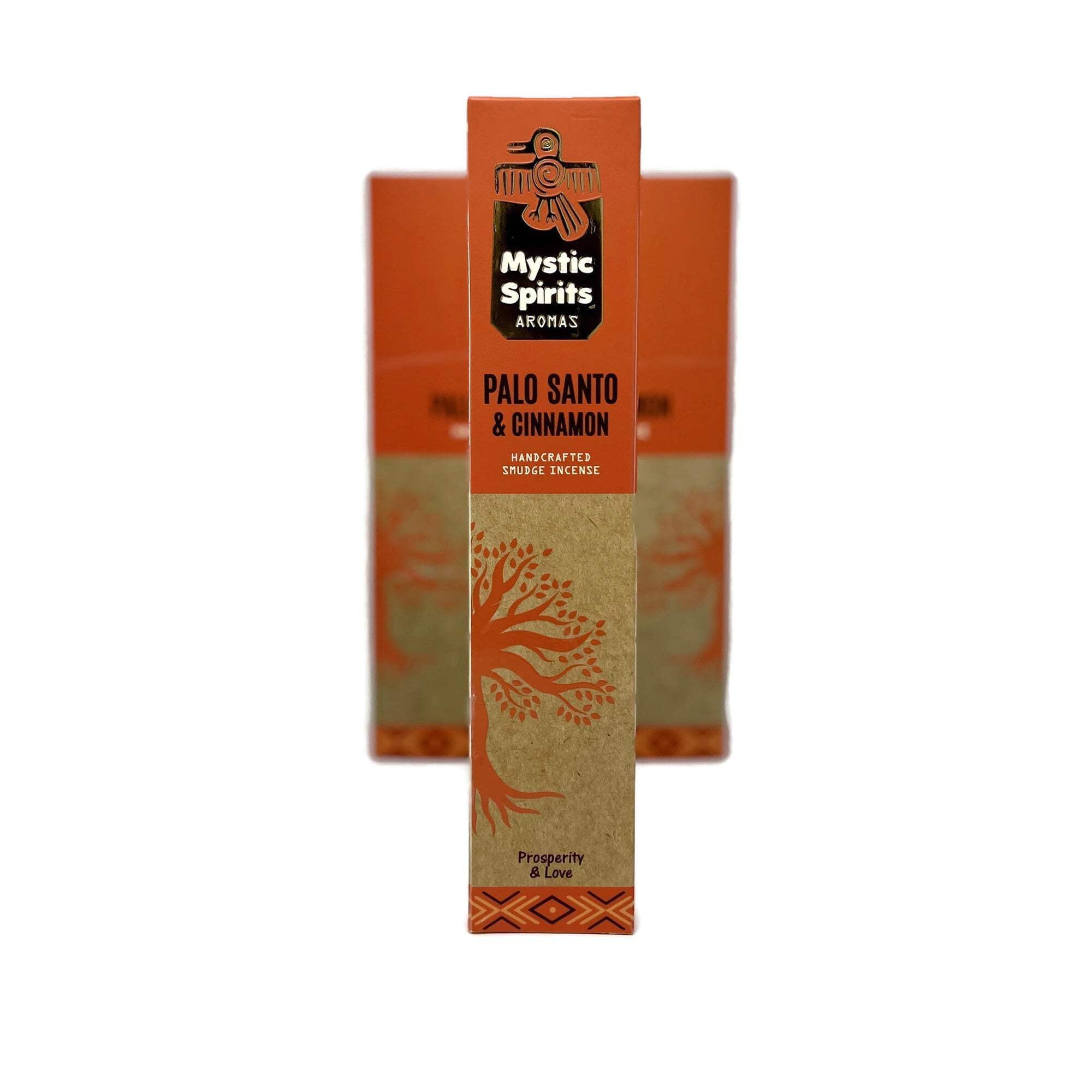 Mystic Spirits Aroma - Palo Santo  Cinnamon Handcrafted Smudge Incense Sticks
