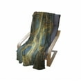 thumbnail image 4 of Steampunk Soft Flannel Fleece Blanket, Fantasy Whirlwind Shaped Mechanic Clockwork Design Abstract Surrealist Image, Cozy Plush for Indoor and Outdoor Use, 70" x 90", Yellow and Blue, by Ambesonne, 4 of 6