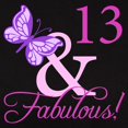 thumbnail image 3 of CafePress - Fabulous 13Th Birthday For Girls Women's Dark T Sh - Women's Traditional Fit Dark T-Shirt, 3 of 4