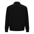 thumbnail image 5 of DxhmoneyHX Long Sleeve Shirts for Men Half Zip V Neck Lapel Golf Tops Lightweight Casual Collared Waffle Knit Textured Pullover Sweatshirts with Pocket, 5 of 6