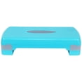 thumbnail image 2 of Fitvids Adjustable Aerobic Stepper Platform, Non-Slip Workout, 27", Blue/Gray, 2 of 6