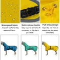 thumbnail image 4 of HQREA Dog Hooded Rain Jacket,  Reflective Waterproof Pet Raincoat for Extra Large Dogs, 4 of 6