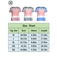 thumbnail image 2 of Luxtrada Summer Women Tee Shirts Gradient Print Tops Women Ladies Short Sleeve Loose Casual T-shirt Round Neck Tunic Tops (Gray,XL), 2 of 6