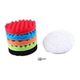 thumbnail image 4 of 7 Pcs 7 Inch Sponge Polishing Pad Kit for Car Polisher M14 Drill Adapter, 4 of 4