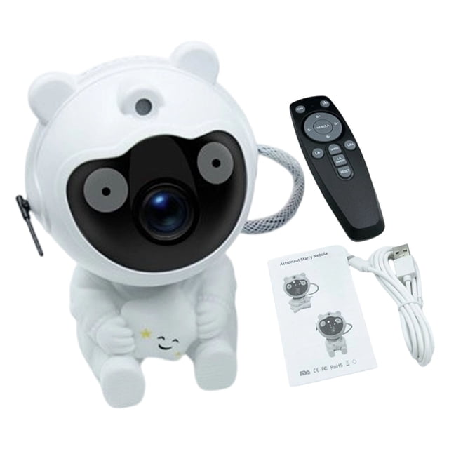 Astronaut Galaxy Projector with Remote,Star Projector Night Light,Led Space Theme,360掳 Rotation,for Bedroom Decor,Kids,Birthday,A
