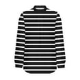 thumbnail image 5 of Cutuoiiu Long Sleeve Tops for Women Casual Loose and Fashion Printed Pleated Crewneck Blouses Gifts, 5 of 6