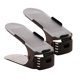 thumbnail image 4 of Estante de almacenamiento de zapatos de doble capa ajustable, soporte de plástico para ahorro de espacio, organizador de zapatos para sala de estar, soporte 10 Uds Yuarrent JJ15314-08, 4 of 4