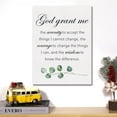 thumbnail image 5 of Christian Canvas Wall Art God Grant Me the Serenity Canvas Print Positive Serenity Prayer Scripture Canvas Painting Religious Home Wall Decor Framed Gift 12x15 Inch, 5 of 5