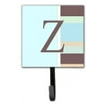 thumbnail image 2 of Letter J Initial Monogram - Blue Stripes Leash or Key Holder, 2 of 7