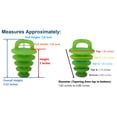 thumbnail image 5 of 2 Pack Kayak Scupper Plug | Sit on Top Kayak Hole Plugs Neon Green / Glow-in-the-Dark, 5 of 8