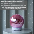 thumbnail image 5 of Disco Ball Diffuser - Essential Oil Aromatherapy Rotating Disco Diffuser, Pink 300mL, 5 of 6