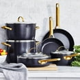 thumbnail image 2 of GreenPan Reserve Healthy Ceramic Nonstick 10-Piece Cookware Set, Black, 2 of 10