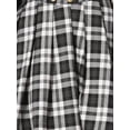 thumbnail image 5 of DARING DIVA Women's Plaid Tartan A-Line Buffalo Pleated Skirts L Black White, 5 of 6