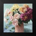 thumbnail image 2 of Strube, Ling 15x15 Black Modern Framed Museum Art Print Titled - Summer Bouquet, 2 of 5