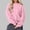 Pink2#, variant on Caywon Casual Loose-Fit Hooded Sweatshirt for Women Printed Round Neck Long Sleeves Comfy Daily Wear for Spring Autumn