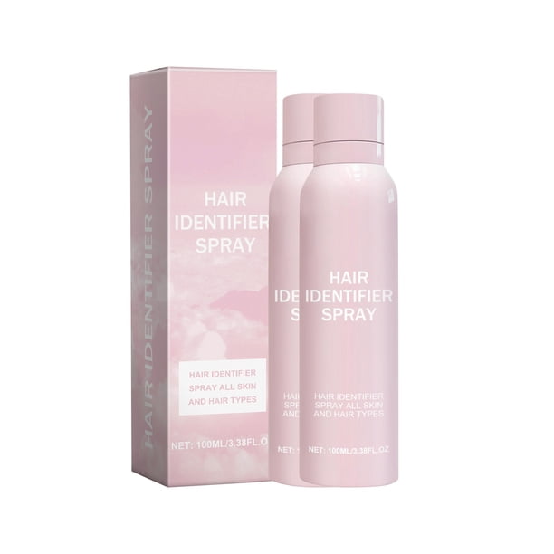 2PC Hair Identifier Spray For Face Dermaplaning,to Show Facial Hair-Facial Hair Identifier Spray For Dermaplaning,Face Hair Identifier Spray 100ml (with 8 Eyebrow Shaping Razors)