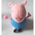 thumbnail image 3 of Juguetes de Peppa Pig, familia de George Pepa Pig, juguetes de peluche de 19 cm, muñecos de peluche, decoraciones para fiestas, mochilas escolares, juguetes colgantes para niños, 3 of 5