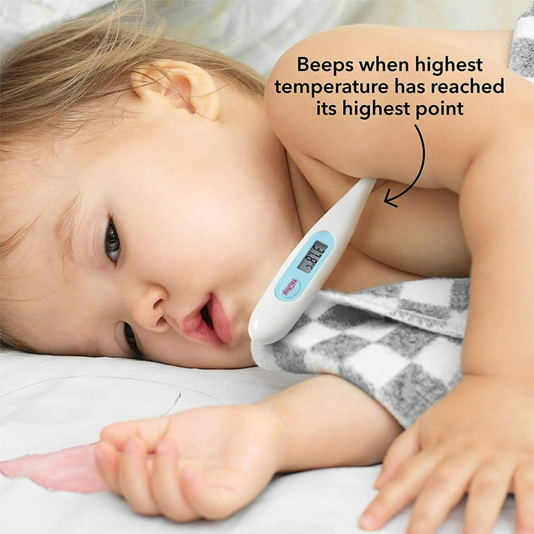 Digital LCD Thermometer Water-Proof Adult Baby w/Audio Alarm~Check