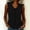 Black women sleeveless button down tank top a1, variant on Women Sleeveless Button Down Collared Tank Top for Summer Casual Blouses Solid Basic Tee Shirts Beach Vacation Fashion Clothes, Army Green M