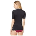 thumbnail image 1 of Roxy Whole Hearted Short Sleeve Rashguard Anthracite 1, 1 of 2