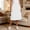 White, variant on Gifts Dianli Midi Skirt Layered Ruffle Elastic Waist Pocketed Workwear Midi Skirt Plaid Print Pull On Comfortable Breathable Office Casual Travel Everyday Skirt