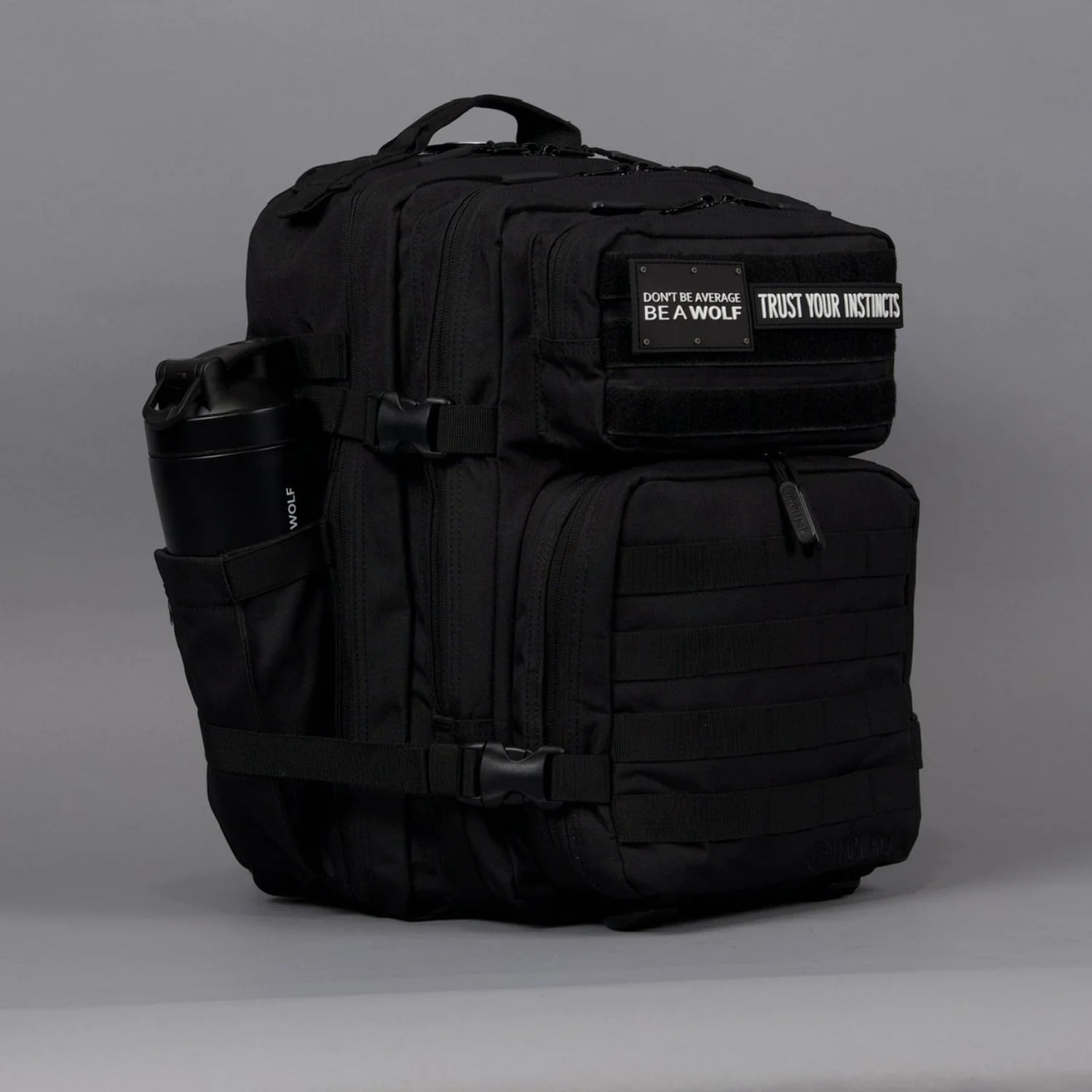 35L Alpha Black Meal Prep Backpack, Cooler Compartment, Durable 