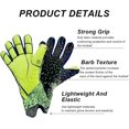 thumbnail image 3 of Guantes de portero Guante de fútbol, ​​7 guantes de portero para niños, guantes de látex de alta calidad y excelente protección para los dedos, guante de portero para adultos, M, 3 of 5