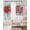 Red, variant on Valentine's Day Black Out Curtains 63 Inch Long, Room Darkening Draperies Curtains Panels, Red Love Heart Eucalyptus Watercolor Thermal Insulated Curtain for Bedroom Living Room 52"x63" 2 Panels