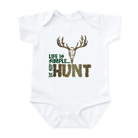 

CafePress - Eat Sleep Hunt Infant Bodysuit - Baby Light Bodysuit