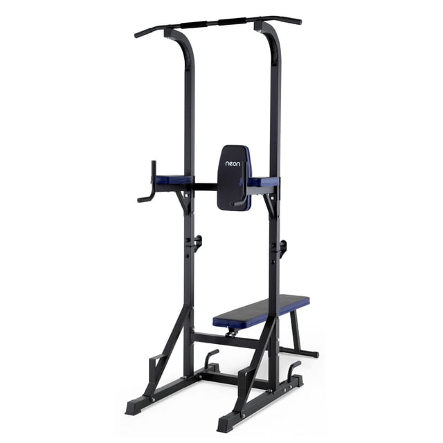 Estación Multifuncional Para Dominadas Ejercicio con Barras y Banco Curl Pecho y Brazos Gym