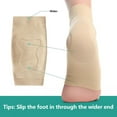 thumbnail image 3 of Welnove Achilles Tendonitis Heel Protector Socks - (FSA&HSA) Achilles Tendon Support Compression Socks - Gel Padded Sleeve for Cushion & Protection of Bursitis, Tenderness, Dry Cracked, Large, 3 of 8