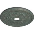 thumbnail image 3 of Ekena Millwork 20 7/8"OD x 3 5/8"ID x 1 5/8"P Palmetto Ceiling Medallion (Fits Canopies up to 5"), Hand-Painted Cloud Burst Crackle, 3 of 7