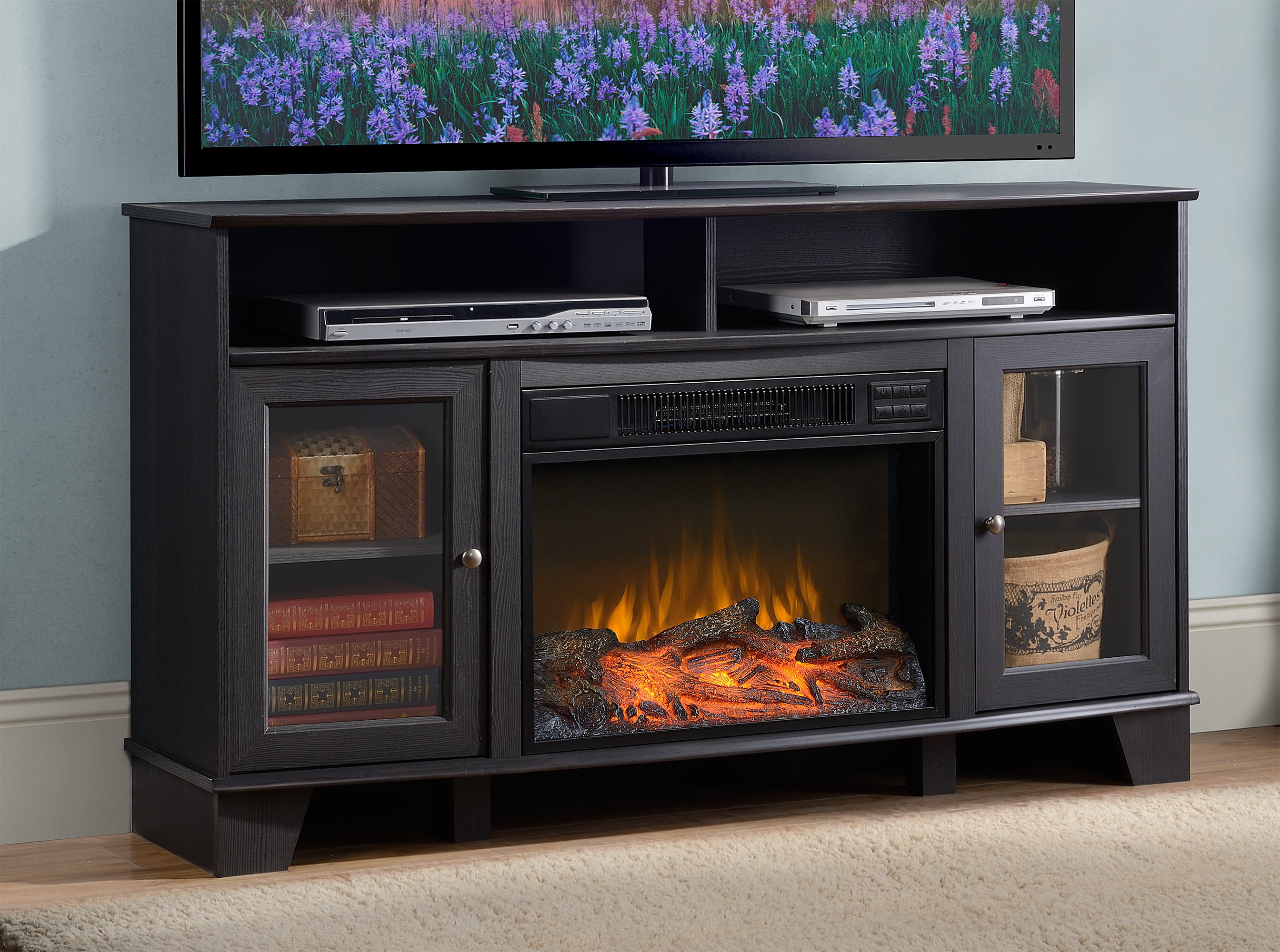 Electric Fireplace And Media Console Fireplace Guide by Linda