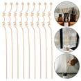 thumbnail image 4 of Shisuyan 20pcs Rattan Reed Sticks Multi-spiral Head Natural Fragrance Reed Diffuser Aroma Oil Diffuser Rattan Sticks (Light Yellow), 4 of 8