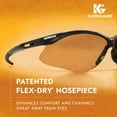 thumbnail image 4 of Gafas de seguridad KLEENGUARD V30 Nemesis, lente transparente y marco negro, 4 of 9