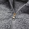 thumbnail image 6 of gljltg Baby Snowsuit Bear Ear Hooded Jumpsuit Fleece Romper Zipper Winter Coat Outfits, 6 of 9