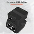 thumbnail image 3 of Peggybuy Internet Network Cable Extender 1 To 2 RJ45 Connector Coupler for Desktop TV Box, 3 of 9