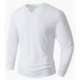thumbnail image 3 of Maean Mens Lightweight Sweaters Ribbed Knit Long Sleeve Tops Fall Winter Textured Underwear Sweater, 3 of 7